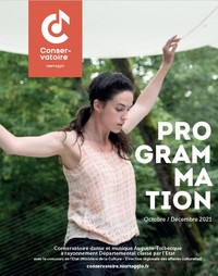 Programme du conservatoire danse et musique oct/dec 2021