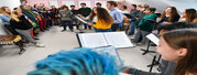 Inauguration après travaux du conservatoire de musique et de danse Auguste Tolbeque au centre Du Gesclin de Niort